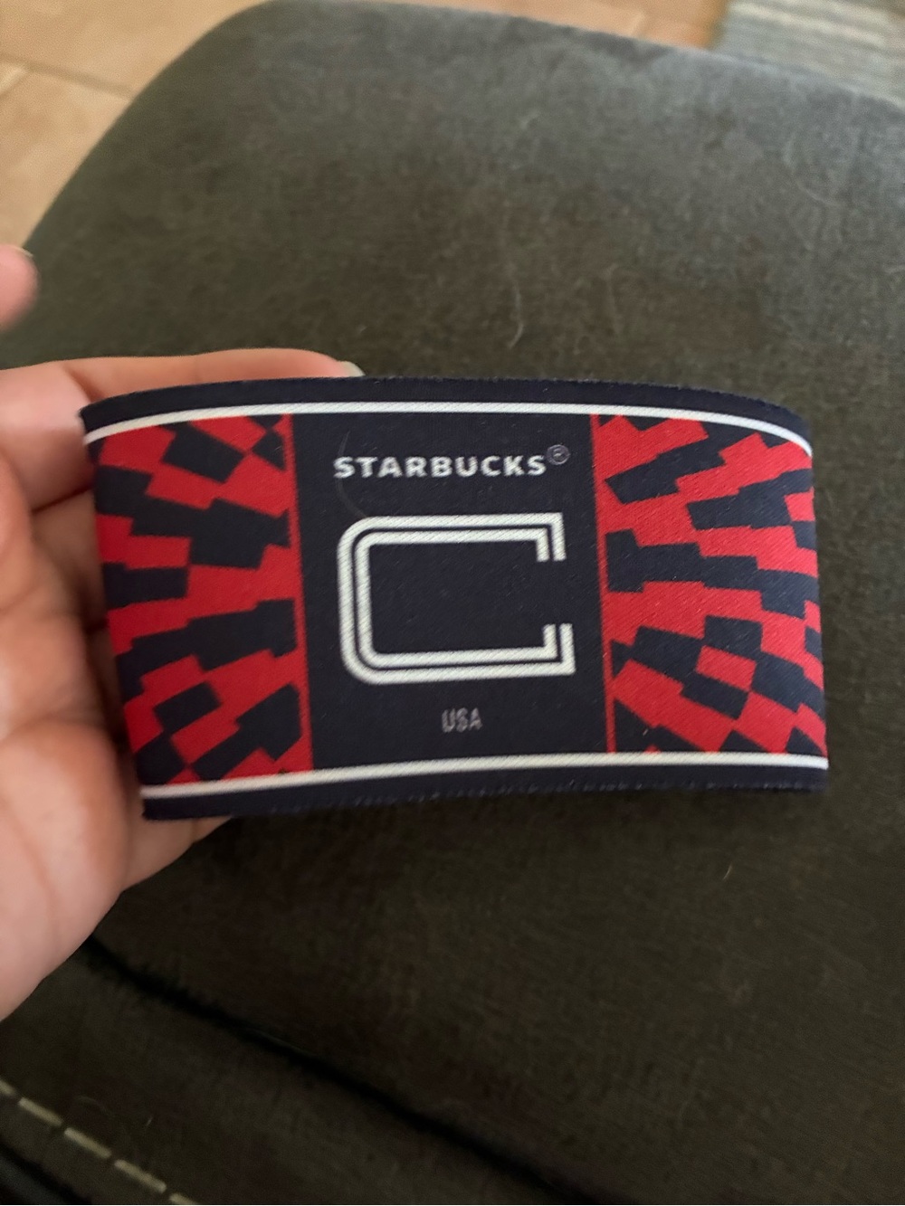 Starbucks Red & Black FIFA World Cup Neoprene Sleeve